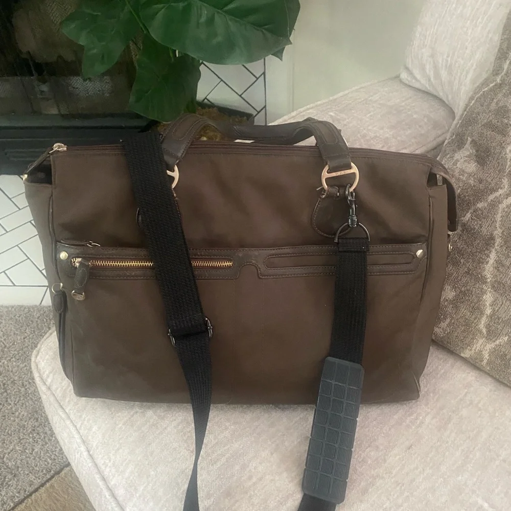 tumi academy travel briefcase bag
